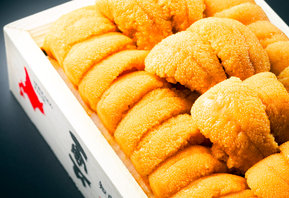 北海道・知床羅臼産の特上折りウニ120g