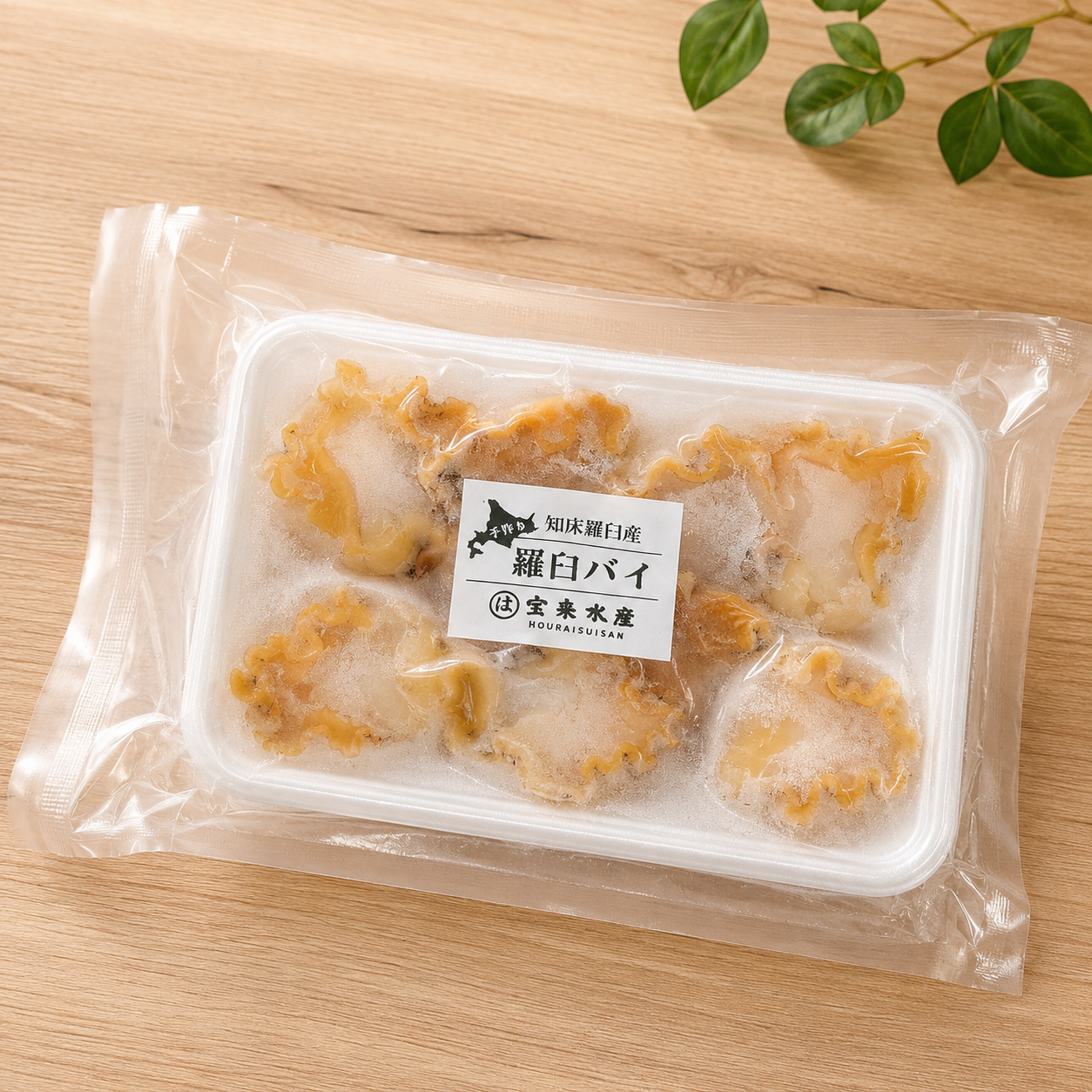 羅臼産 ラウスバイ貝 ６枚入り｜希少な北海道の海の珍味