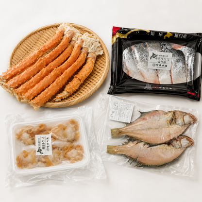 羅臼の海鮮定期便 2万円コース｜月1回お届け（税込・送料込21,600円）